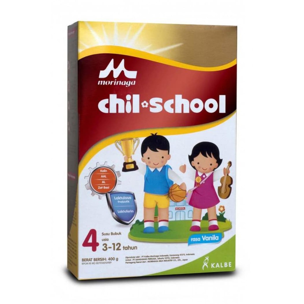 SUSU CHIL SCHOOL VANILA 400 GRAM