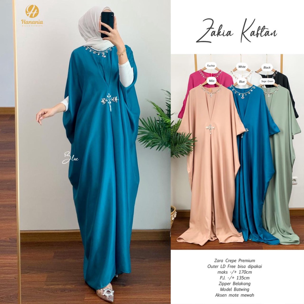 ZAKIA KAFTAN DRESS GAMIS ORI HANANIA