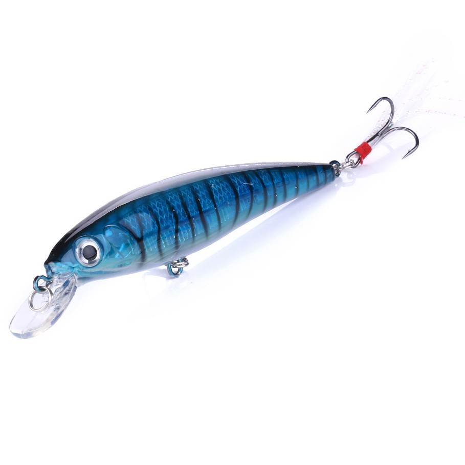 HENGJIA 1Pcs 11cm/14g Umpan Minnow Pancing Topwater Fishing Lure Ikan Memancing Peralatan Tackle