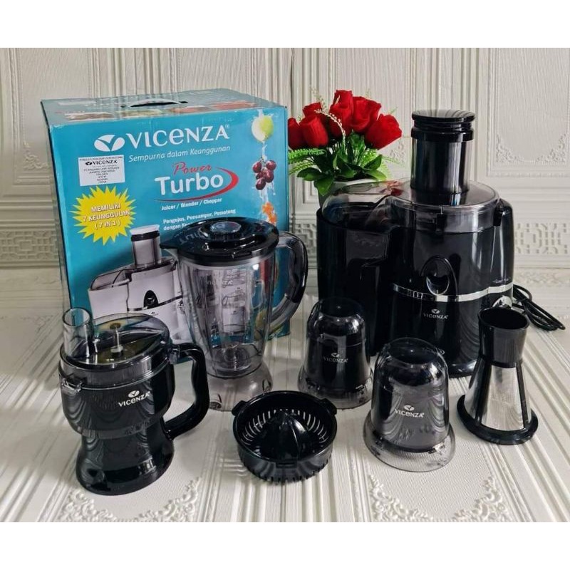 One set juicer vicenza jumbo Power Blender 7in1 Vicenza VT-337- Pemeras Jeruk- Penggil