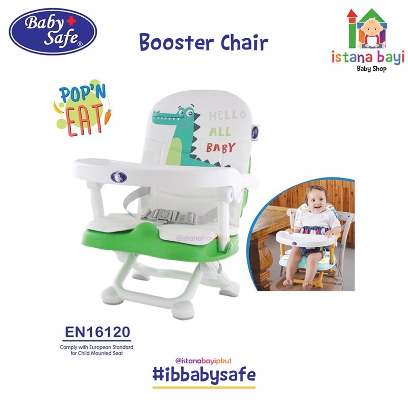 Baby safe Pop N Eat Booster Seat/Kursi makan anak