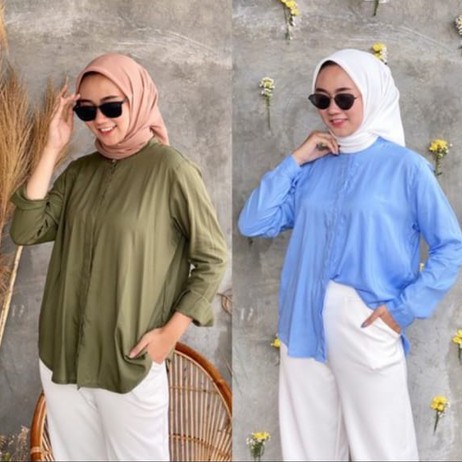 RX Fashion - Maudy Shirt //Blouse Wanita kekinian -R3-2