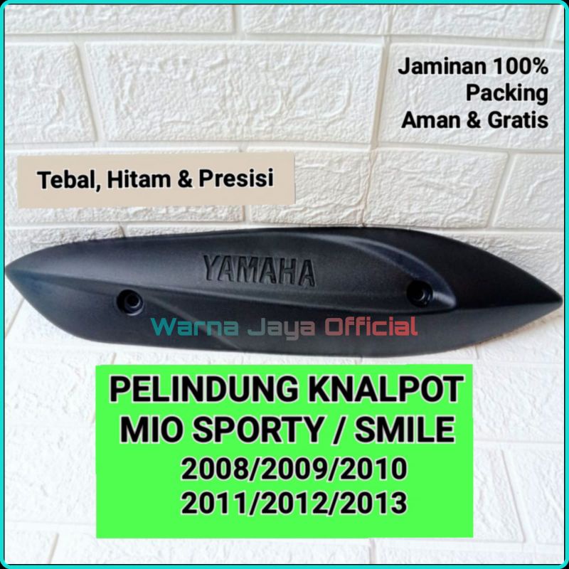 Cover Tutup Tameng Pelindung Bingkai knalpot Motor Mio Sporty / Smile Aksesoris Accesories Variasi F