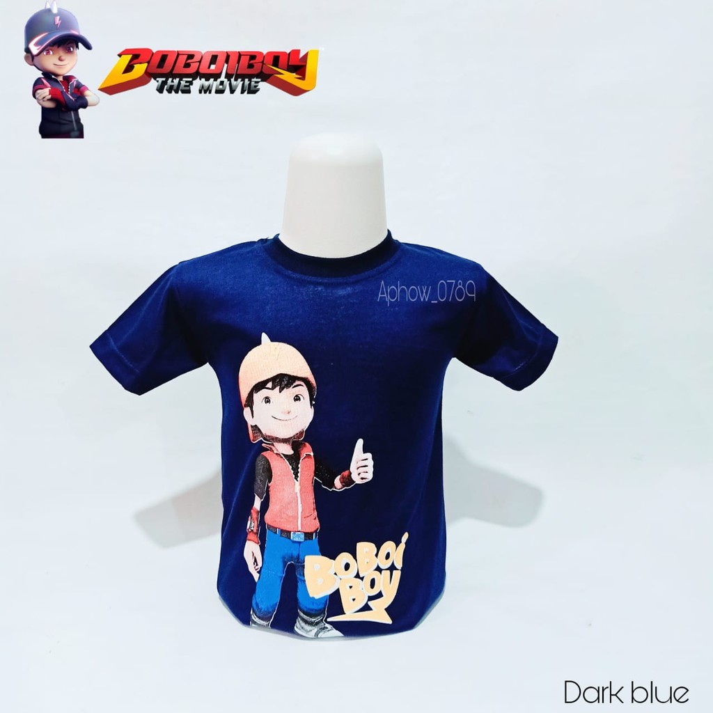 BOBOIBOY- baju anak laki laki terbaru kaos anak laki laki usia 1-10 tahun gambar boboiboy REALFICT