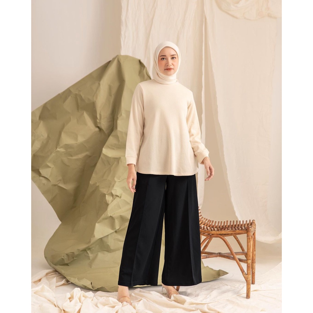 WIDE CULLOTE BLACK S/M L/XL HEAVEN LIGHTS CELANA KULOT HL READYSTOCK FREEBOOK
