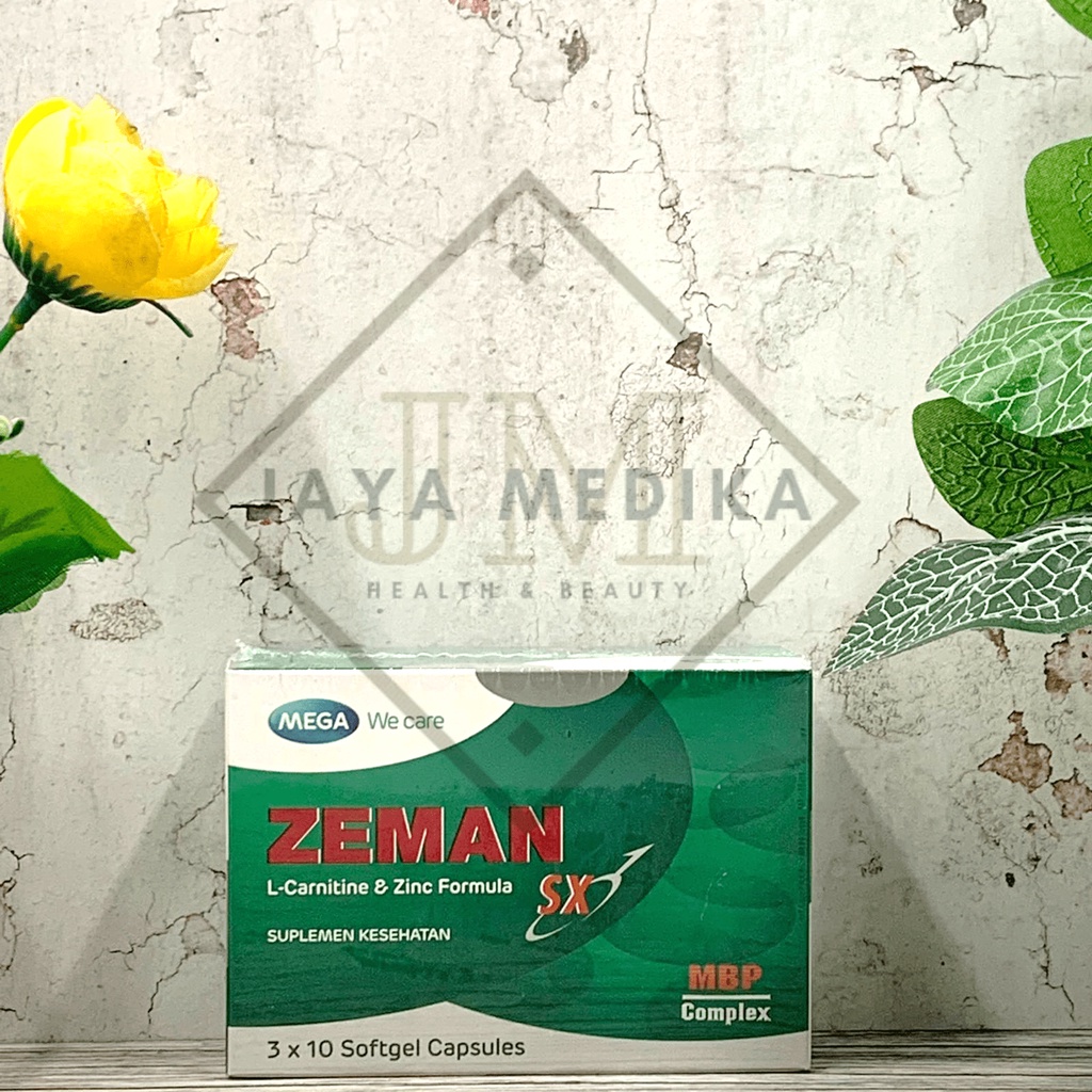 Zeman Sx Box Isi 30 Kapsul Lunak - Suplemen Vitamin Pria