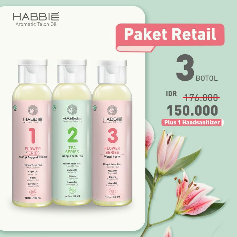 Habbie Telon aromatic (Bisa Mix) Promo paket 3