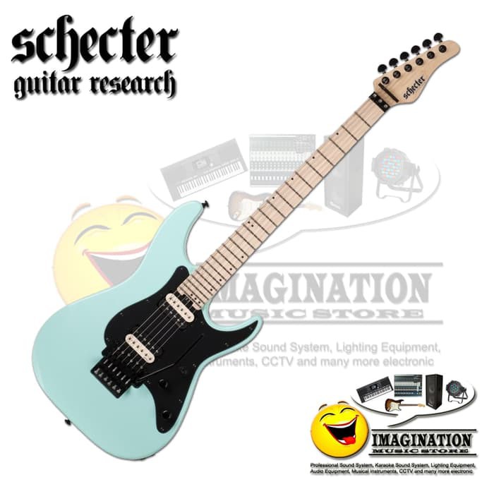 Schecter Sun Valley Super Shredder with Floyd Rose - Sea Foam Green