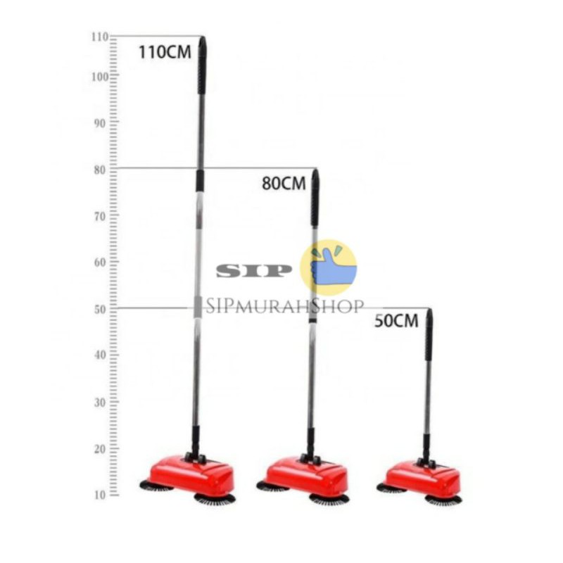 MESIN PEMBERSIH SAPU TANGAN PENYAPU OTOMATIS LANTAI MALAS TANPA KABEL /Sweep Drag All in One LD-358