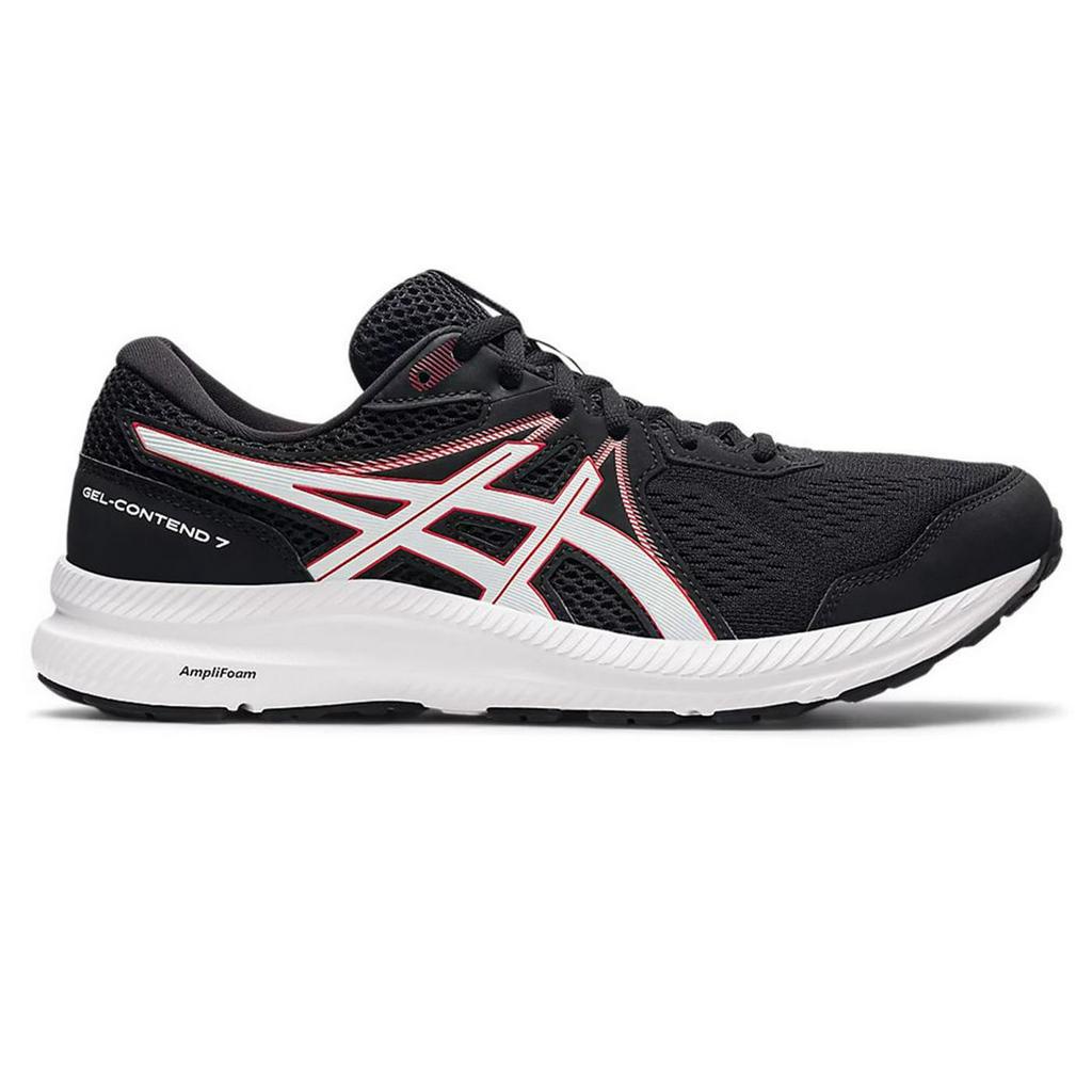 ASICS CONTEND 7 - BLACK /ELECTRIC  RED