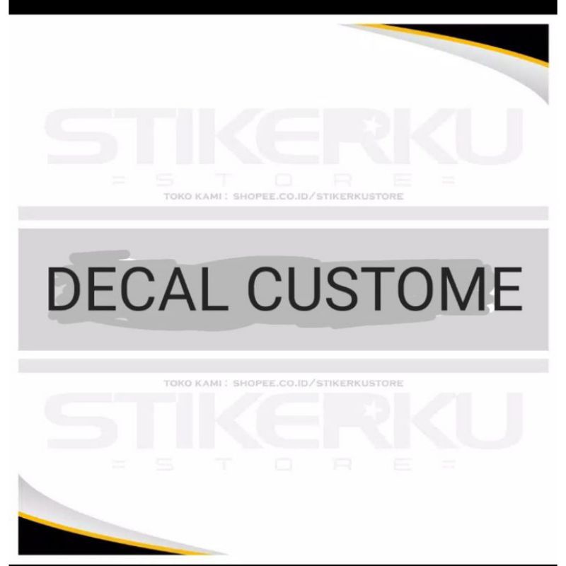 decal ninja mono SL custom / decal ninja 250 RR SL custom