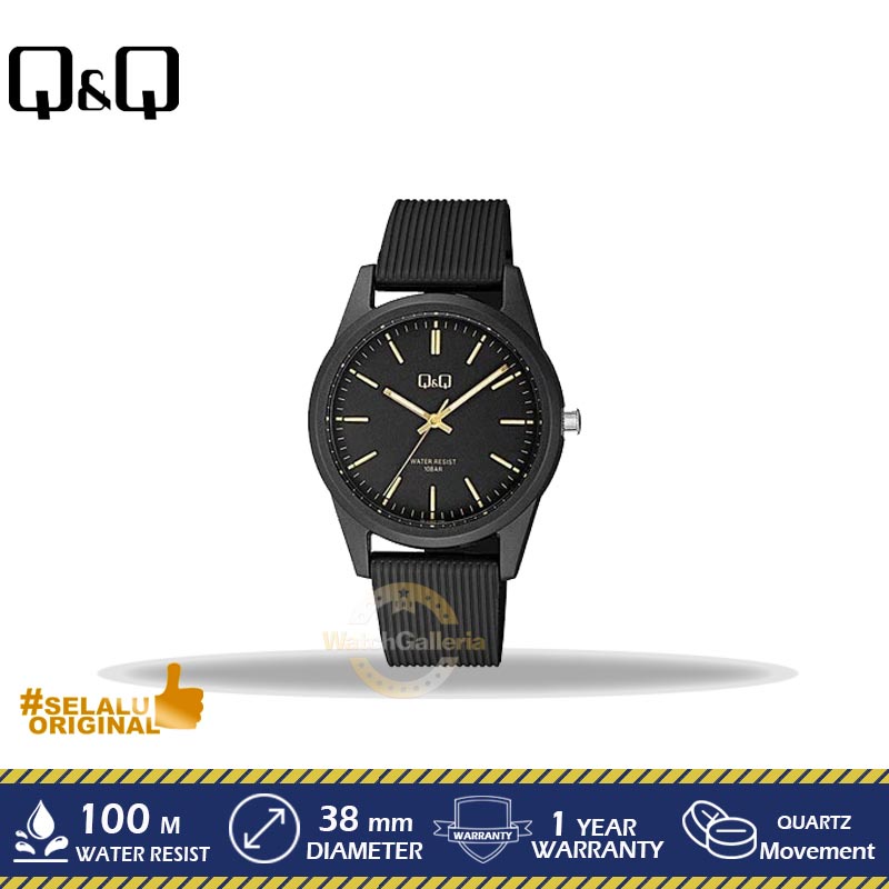 Jam Tangan QnQ VS12J005Y VS12J Bergaransi Original