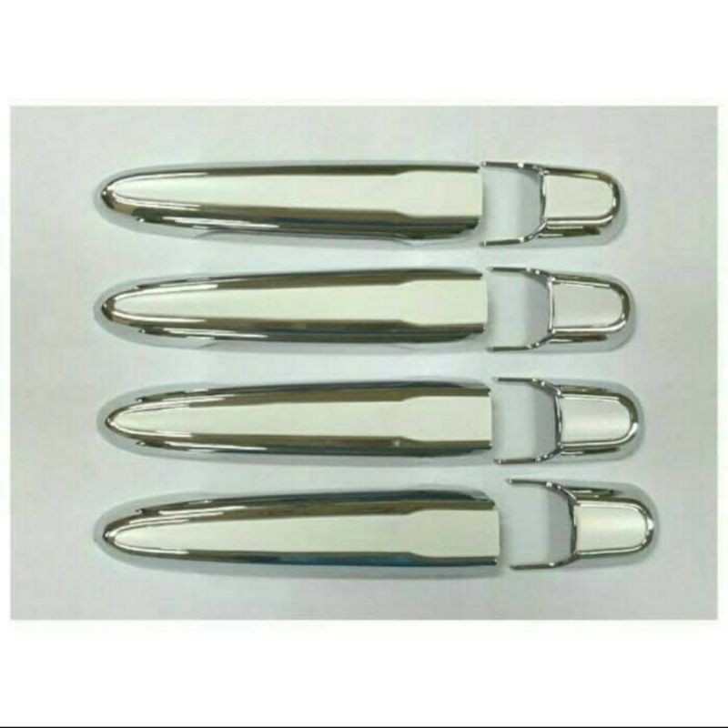 cover / caver handle toyota all new avanza chrome list putih