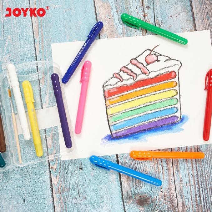 

Joyko Silky Crayon SLC-A-12 Krayon Halus Set 12 Warna Colors Murah Berkualitas (KODE D806)