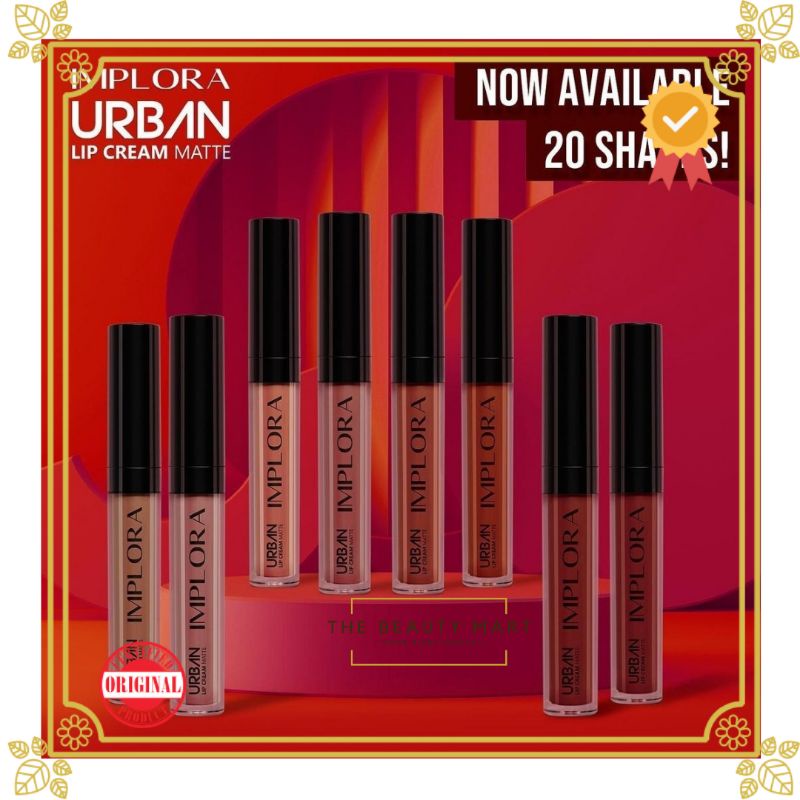 [BPOM] IMPLORA LIP CREAM MATTE | Lipcream Urban Implora