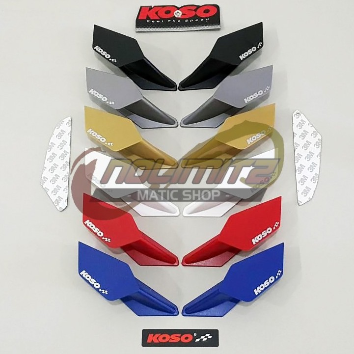 Winglet Aerodynamic Wing Koso Universal NMAX Aerox 155 PCX Vario CBR