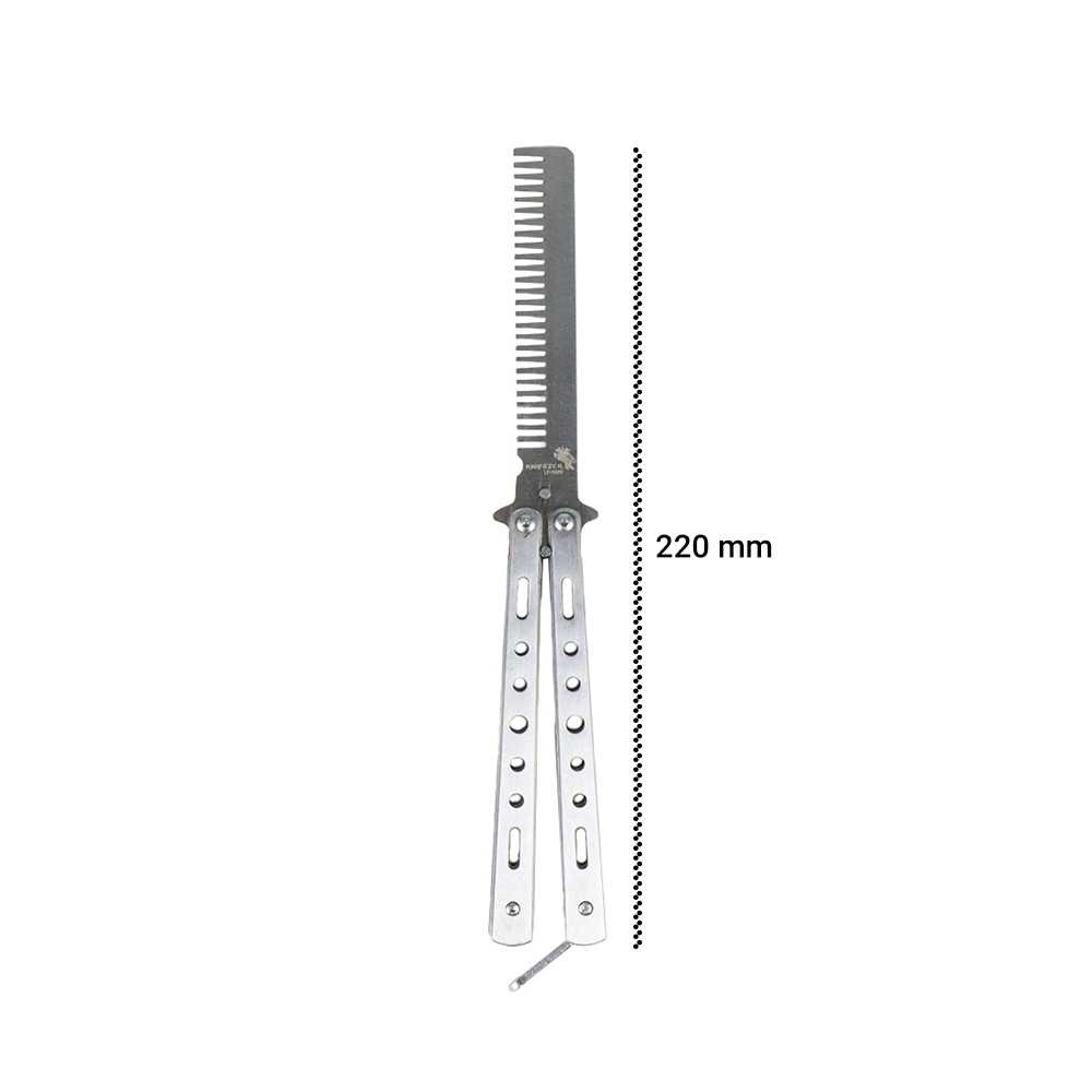 Sisir Besi Butterfly Balisong Latihan Knife CS GO