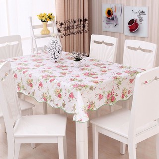 (BIG SIZE) Taplak Meja Makan Kotak Persegi Anti Air Alas PVC / Square Tables Clothes 137x183cm