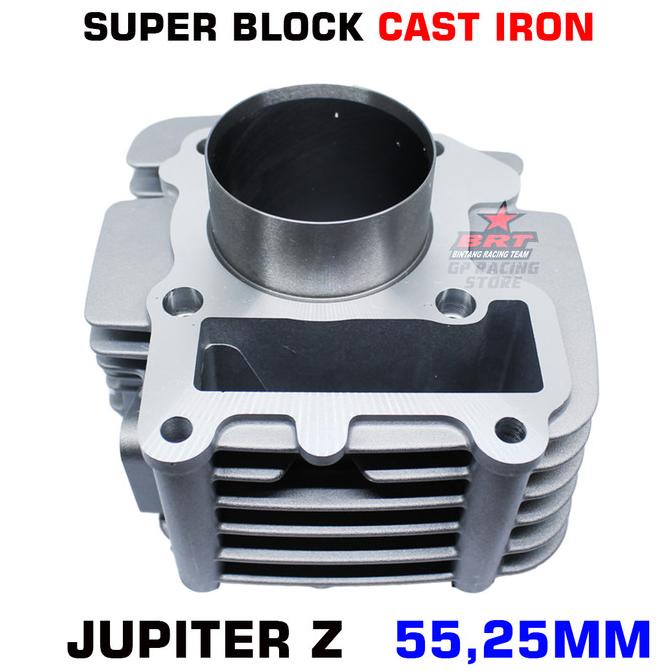 BLOK BRT JUPITER Z - BORE UP 130CC - BAHAN CAST IRON Ayo Order
