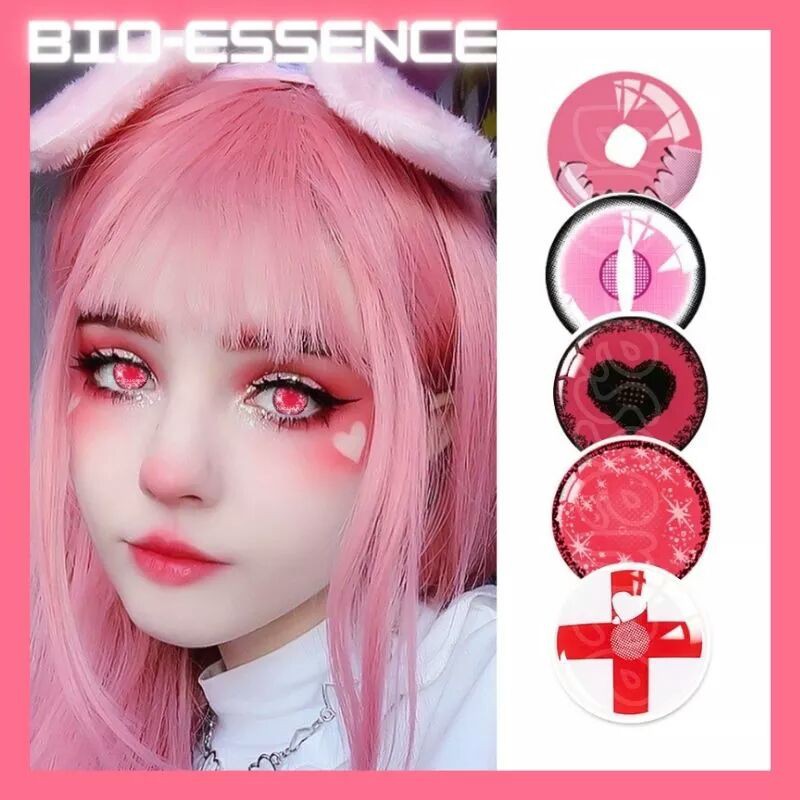 SOFTLENS COSPLAY ANIME ZOMBIE HALLOWEEN PINK SERRIES