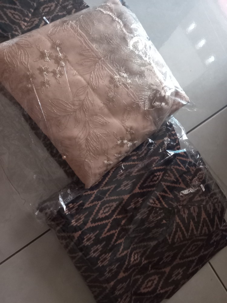Maura Couple - Sania Ruffle Batik Couple Ndoro Jowi Dnt Garansi Termurah Shopee - Alika Brown