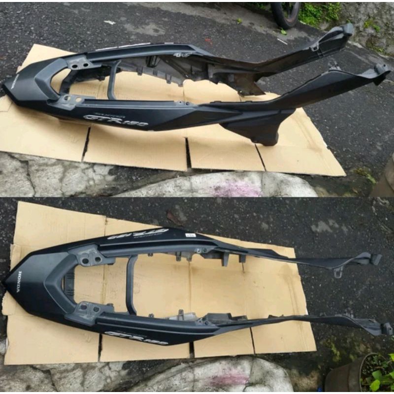 BODY PIPE COVER TAIL L R RR FR TAILLIGHT PIVOT SIDE bodi dek batok belakang emblem supra GTR 150