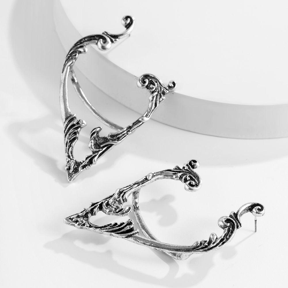 Needway Gothic Elves Ear Cuff Punk Kepribadian Ear Hook Klip Anting Alloy Lady Korea Klip Tulang Telinga