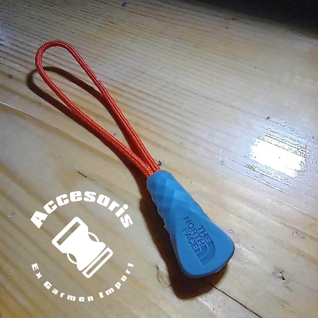 puller tarikan resleting zipper TNF import original warna orange