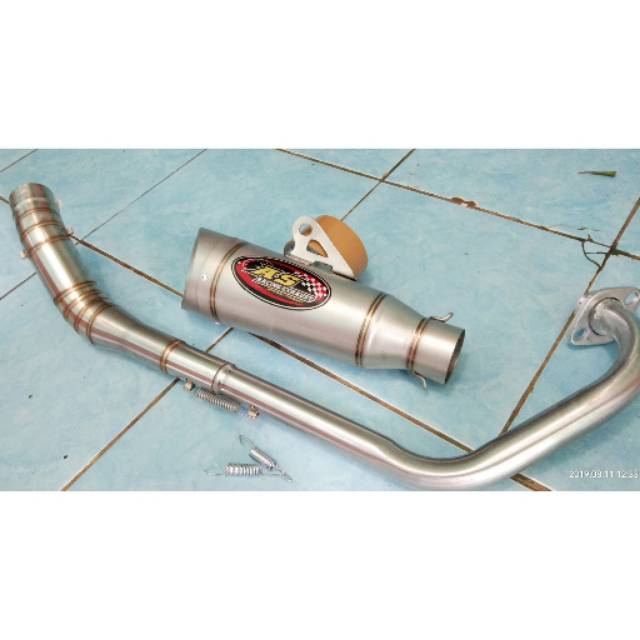 Knalpot R15 v3 R15 v2 Mt15 xabre tiger byson Mx king AS RACING ORIGINAL