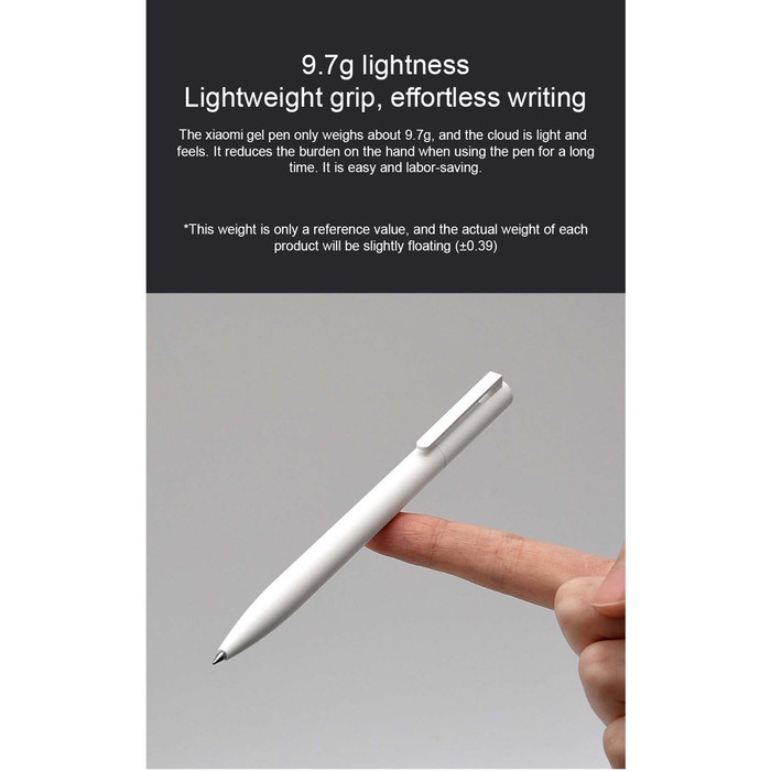 

Terlaris 10 Pieces Xiaomi Pen Mi 0.5Mm Gel No Cap Writing Black Mikuni Ink Hot Sale