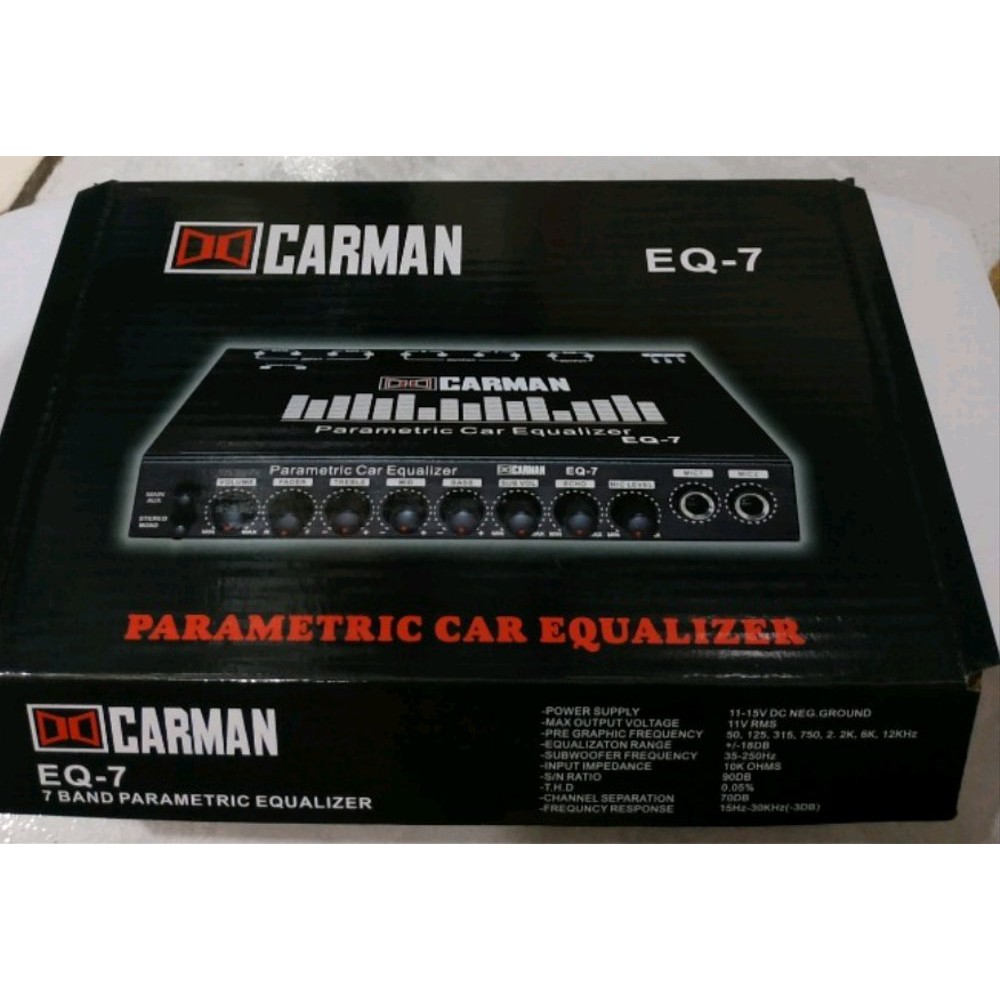 Parametrik Equalizer Carman EQ-7 - Pream Carman EQ-7