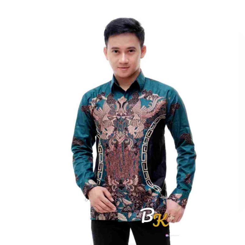 BAJU BATIK PRIA LENGAN PANJANG - batik pria premium - seragam batik kantoran - kemeja batik pria lengan panjang