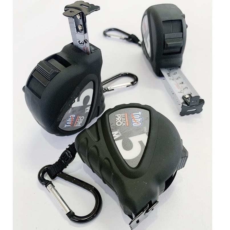 meteran Toho 5m Black PRO ( ORI ) meteran 5m toho black pro