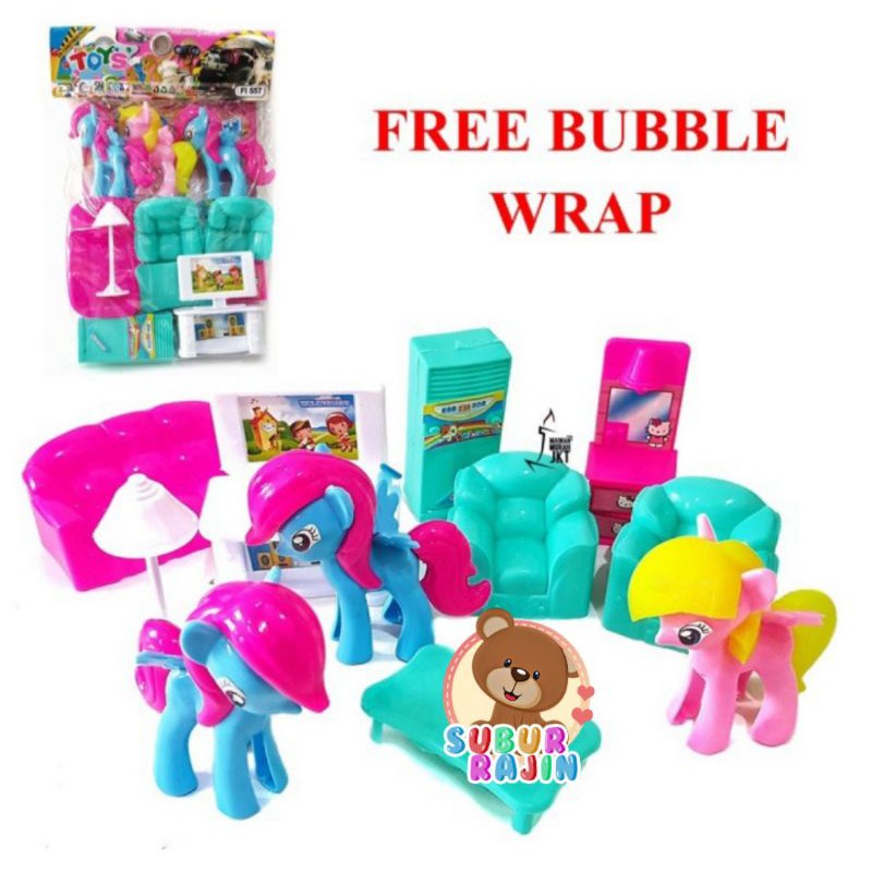 Mainan Anak Little ponny  Happy Kitchen set FI 557