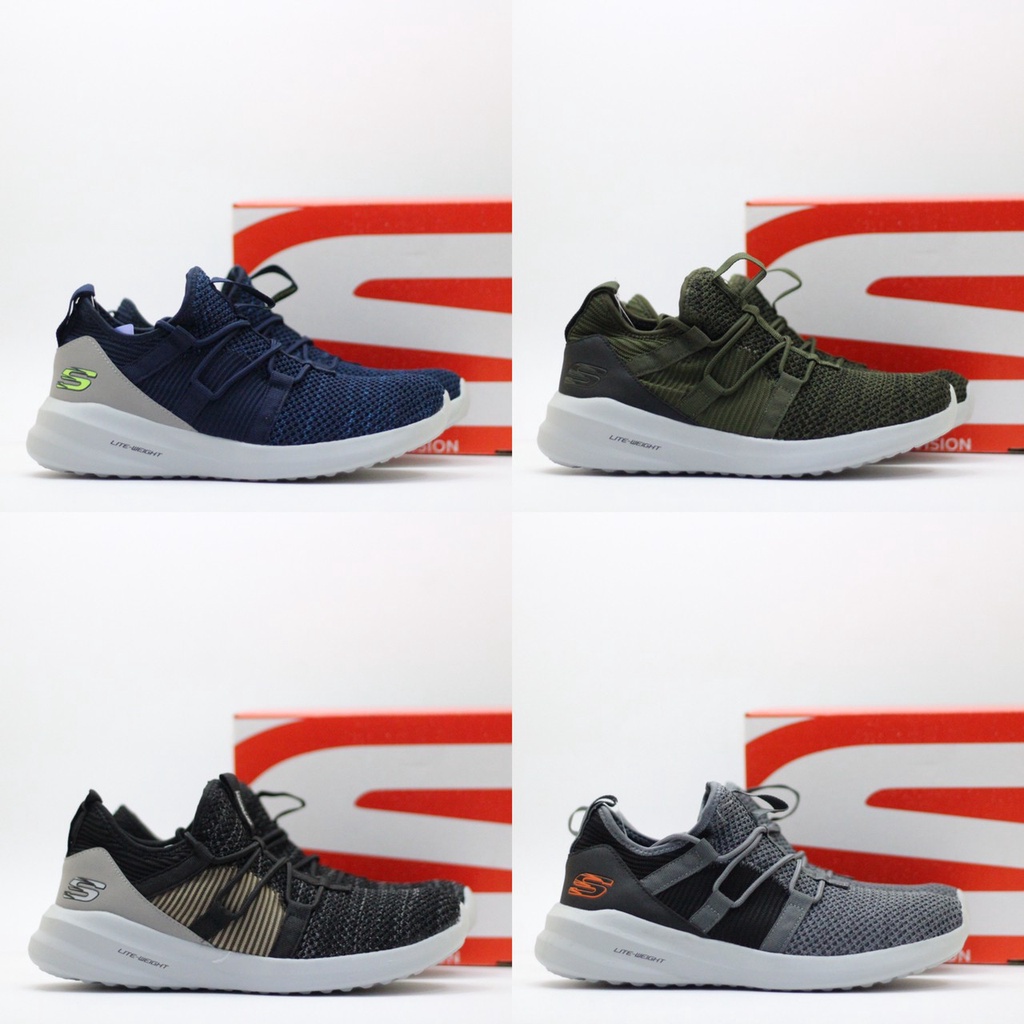 SEPATU PRIA SKECHERS SPORT SNEAKERS RUNNING CASUAL OLAHRAGA OUTDOOR COWOK PREMIUM LARI ORIGINAL IMPO