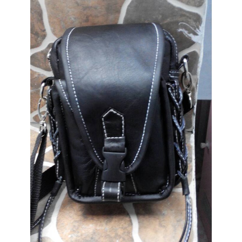 tas selempang kulit asli, tas selempan pria, tas paha