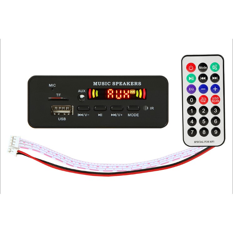 MP3 PLAYER KIT MODUL Audio USB BLUETOOTH Wireless Decoder 5.0 FM Radio Remote