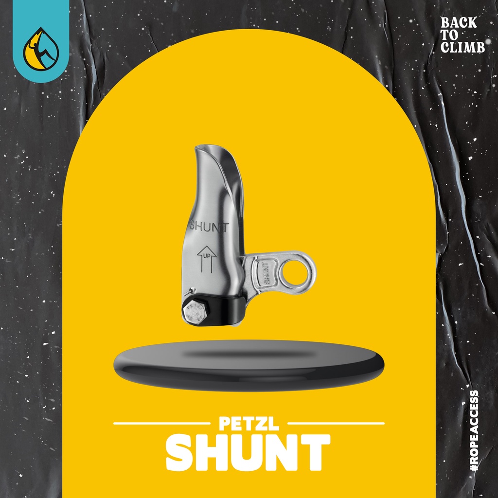 Petzl Shunt Back Up Ascender Murah Safety Climbing Rescue Industry