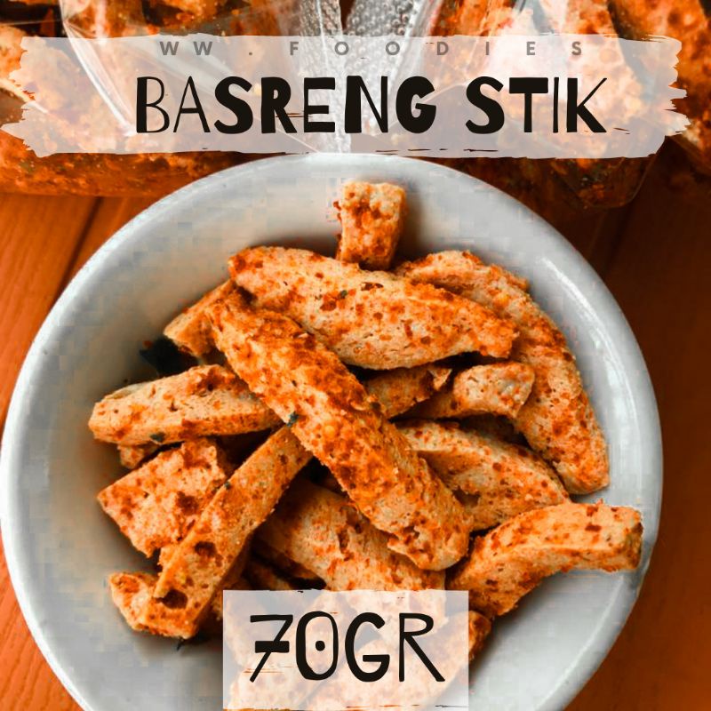 

(70GR) STIK BASRENG IKAN PEDAS/ BASRENG BANDUNG/BAKSO GORENG IKAN PEDAS