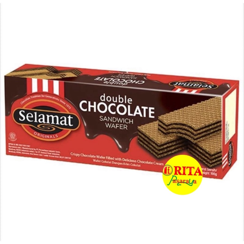 

Delfi Selamat Wafer Double Choco 198gr