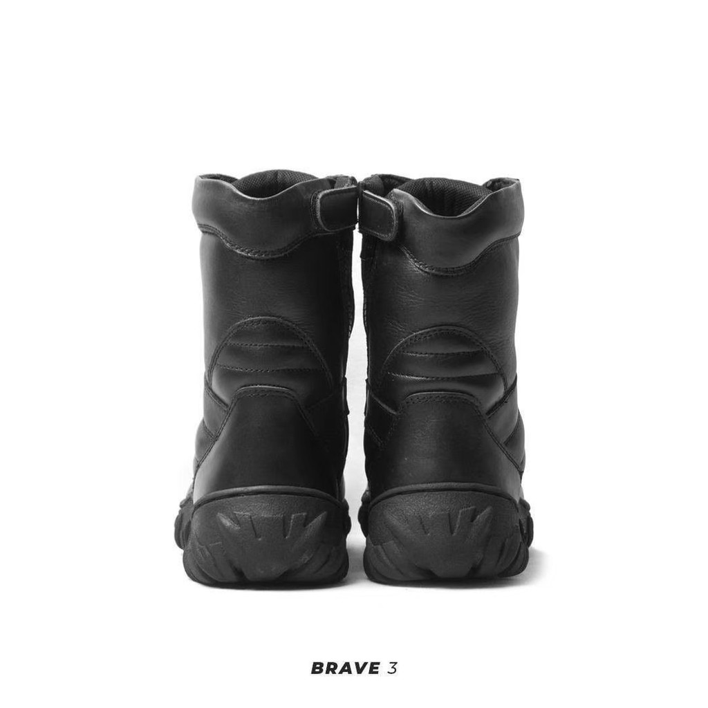 SEPATU PDL ARMY 86 BRAVE 3 BAHAN KULIT SAPI ASLI SEPATU PDL DINAS LAPANGAN TNI POLRI SECURITY SATPAM