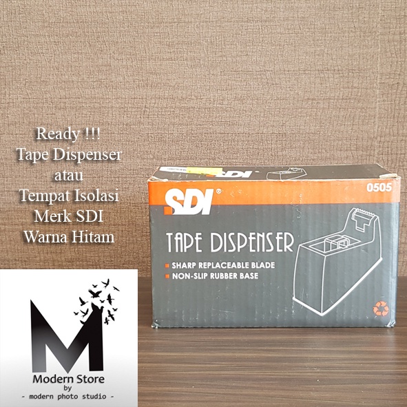 

TEMPAT ISOLASI TAPE DISPENSER TEMPAT ISOLASI SDI ALAT TULIS KANTOR ATK TEMPAT ISI ISOLASI
