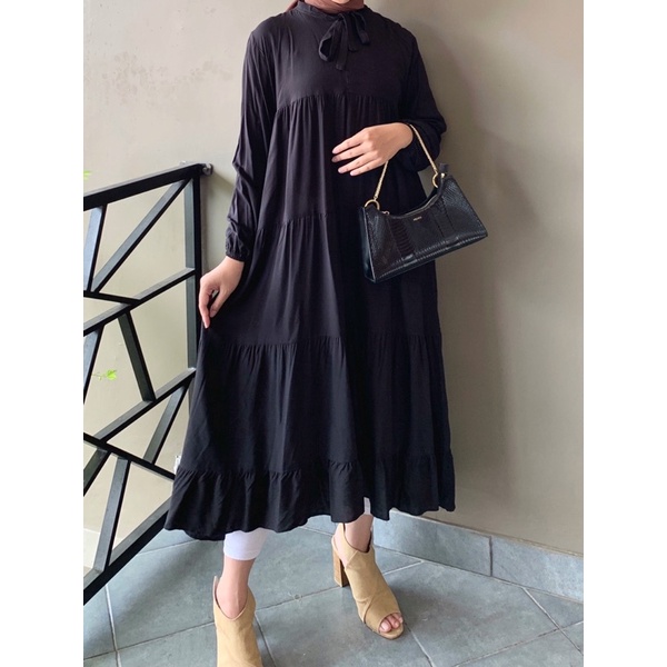 SOJIN MIDI DRESS // DRESS RAYON NON BUSUI FRIENDLY