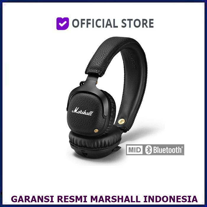 Headset Wireless Marshall MID Bluetooth Headset Headphone