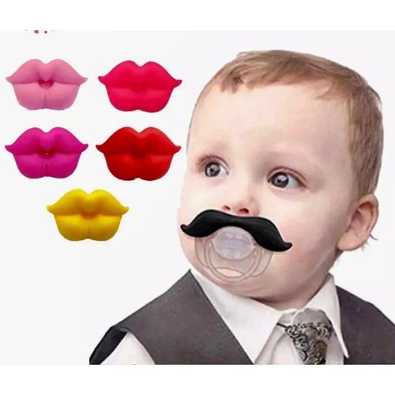 GIGITAN BAYI EMPENG LUCU , EMPENG GIGI, EMPENG KUMIS DOT BAYI