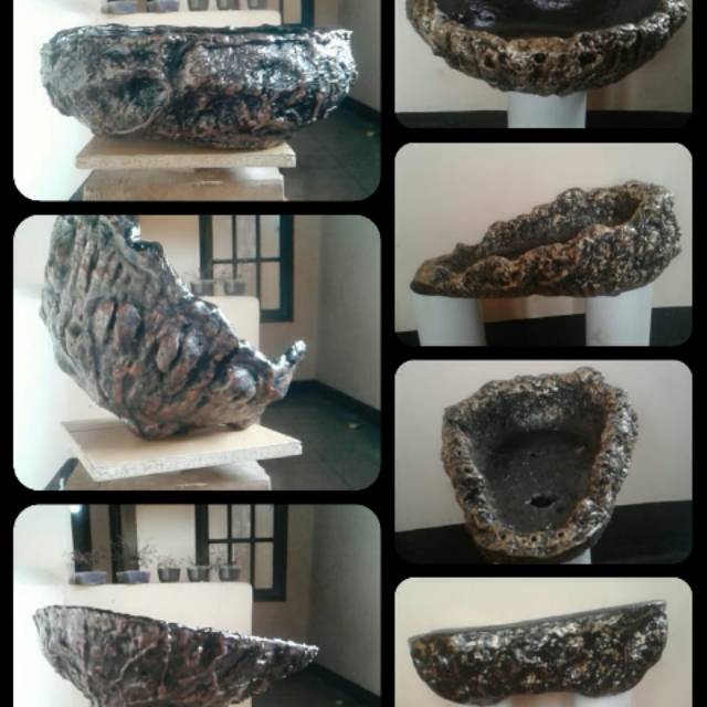 POT BUNGA RELIEF POHON BONSAI