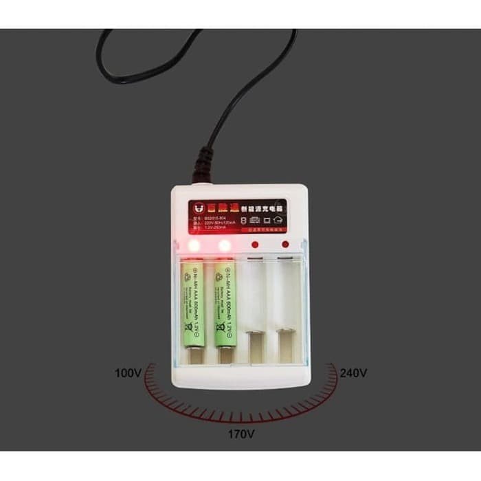 Charger for AA or AAA (4 slot) Charger Sang Zi Tong Fast Charger Universal