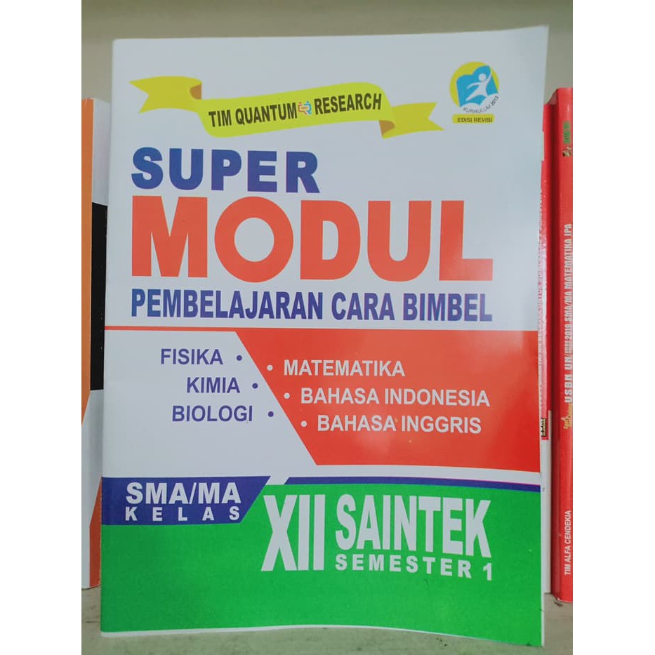 Buku Sma Super Modul Sma Ma Kls Xii Saintek Ipa Semester 1