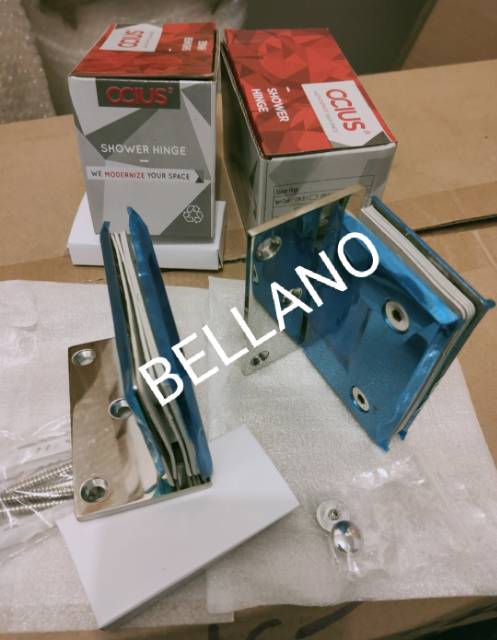 Engsel shower/shower hinges Ocius OSH 301 Glass to Wall