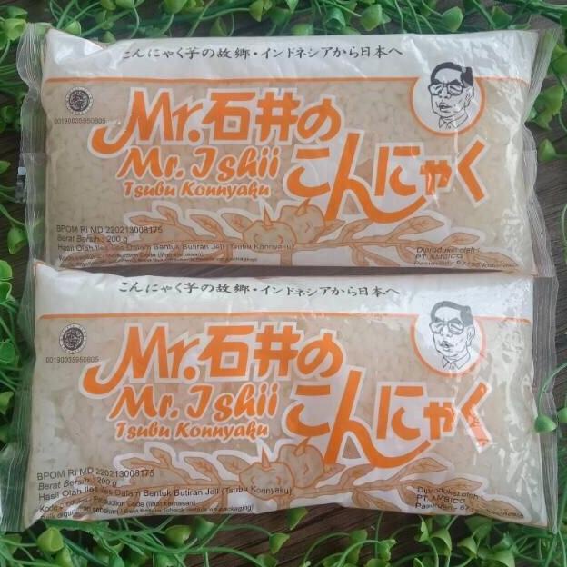 

Nasi shirataki basah / wet Tsubu Konnyaku keto 1 bungkus bubble boba